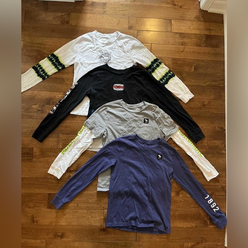 Boys Abercrombie long sleeve tshirts age 13/14